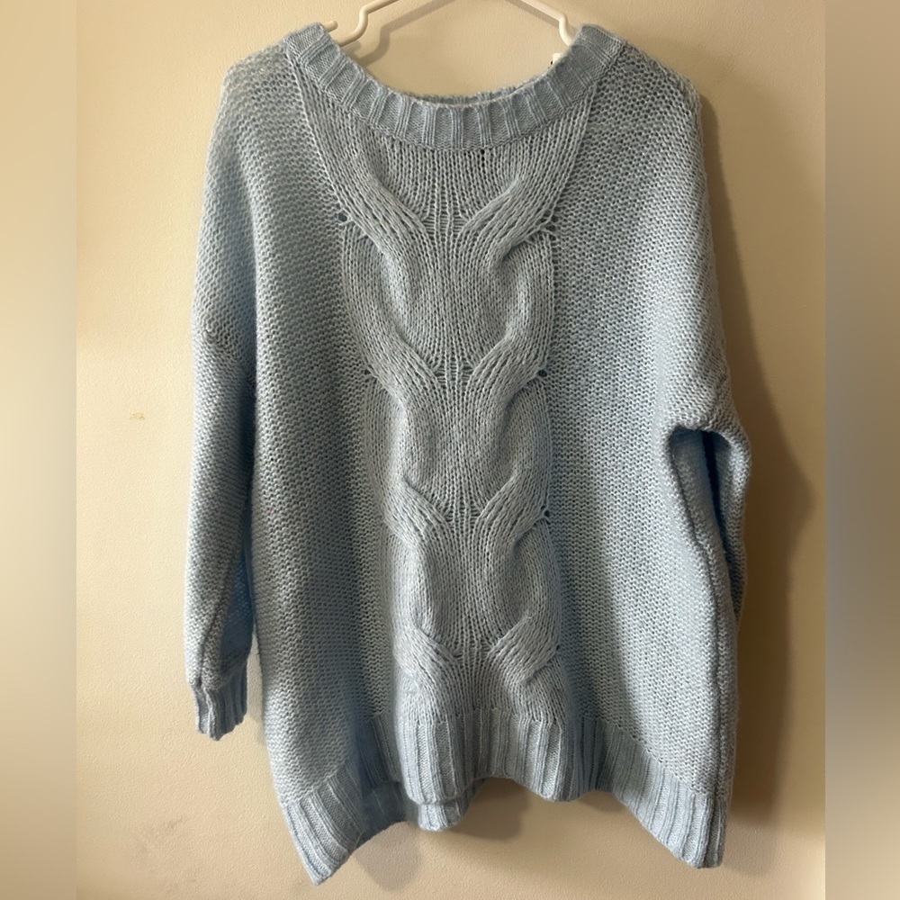 Aerie  Blue Knit Sweater‎